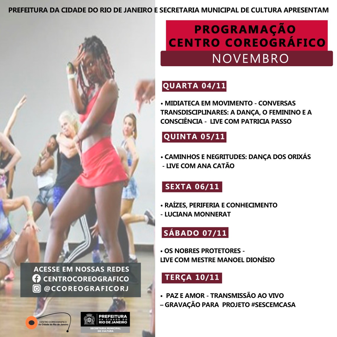 Card Programação Novembro 1