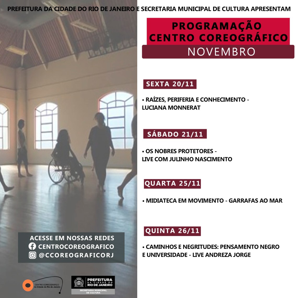 Card Programação Novembro 3